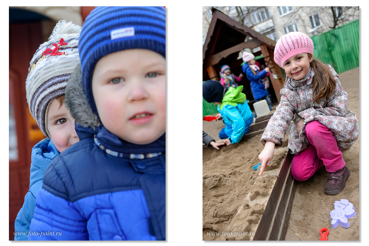 Фотосъемка на прогулке. Игровые моменты. Игровая фотосъемка в детском саду.