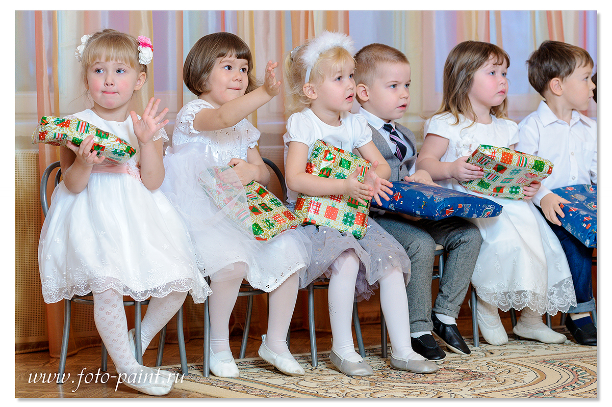 Фотосъемка Новогоднего утренника в детском саду.